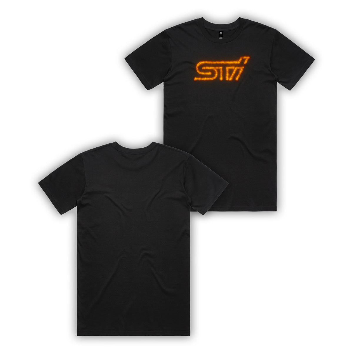 STi Flames Tee- Black